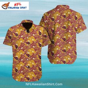 Arizona Cardinals Swirl Pattern Hawaiian Shirt For Unique Fans