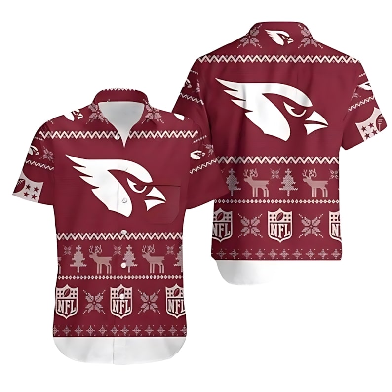 Arizona Cardinals Ugly Christmas Hawaiian Shirt 802710