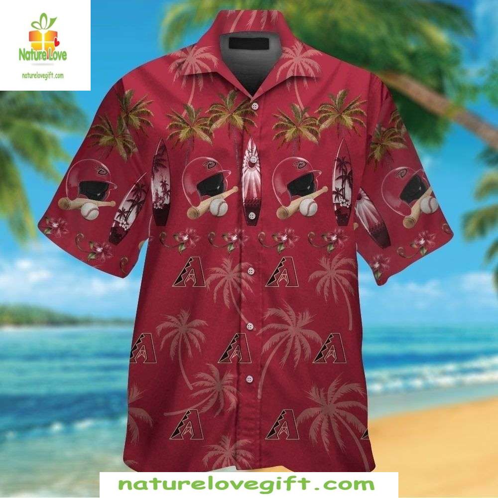 Arizona Diamondbacks MLB Hawaiian Shirt Stylish Baseball Beach Apparel