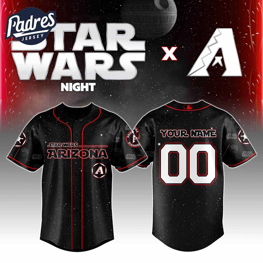 Arizona Diamondbacks x Star Wars Night Personalized Baseball Jersey 2025 - Padres Jersey Oasis: Elevate Your Baseball Style Game