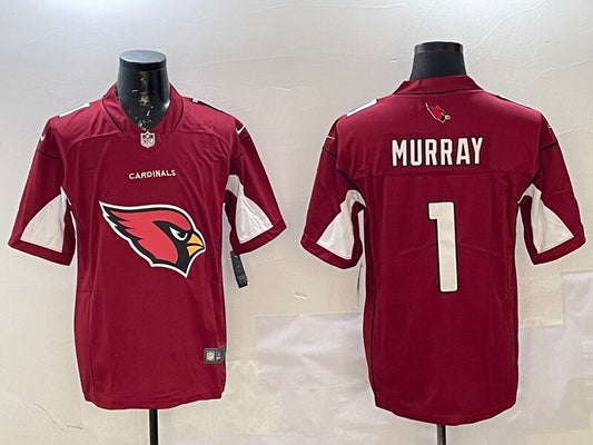 Arizona Cardinals #1 Kyler Murray Red Big Logo