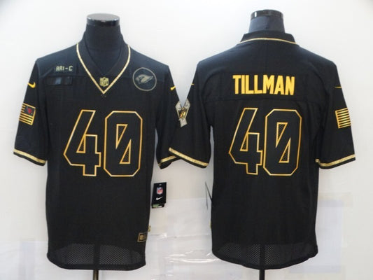 Arizona Cardinals #40 Pat Tillman 20 Salute Gold Text 798