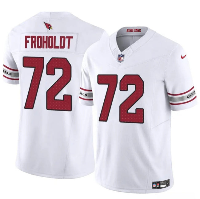Arizona Cardinals #72 Hjalte Froholdt White 2025 F.U.S.E. Vapor Untouchable