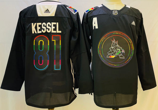 Arizona Coyotes #81 Phil Kessel Style 2