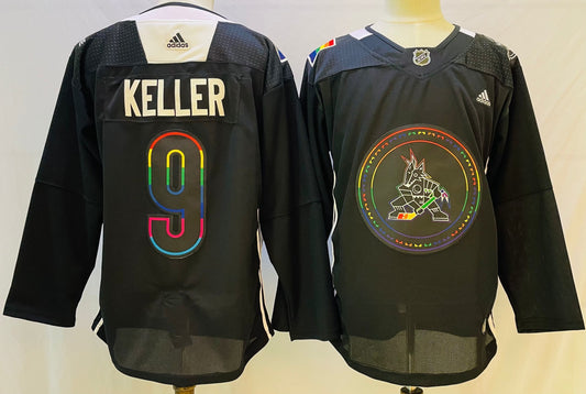 Arizona Coyotes #9 Clayton Keller Style 2