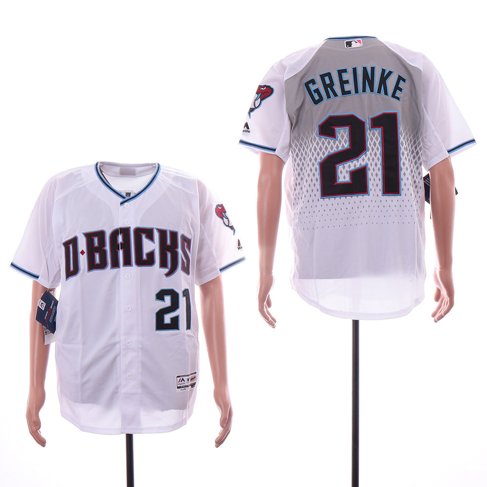 Arizona Diamondbacks #21 Zack Greinke Style 1
