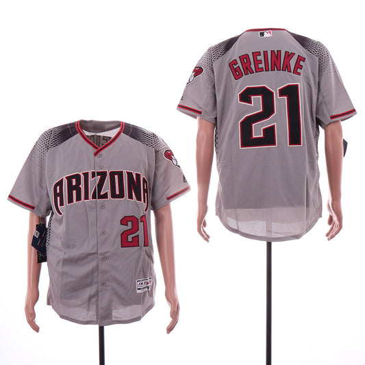 Arizona Diamondbacks #21 Zack Greinke Style 2
