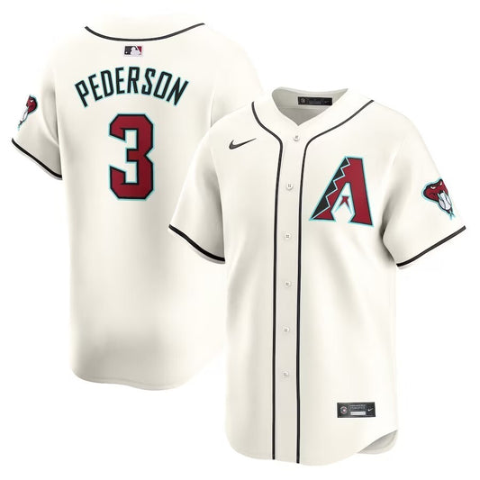Arizona Diamondbacks #3 Joc Pederson Home Limited Player Jersey - White