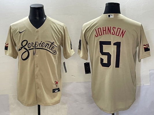 Arizona Diamondbacks #51 Randy Johnson Diamondbacks City Adult Style 2