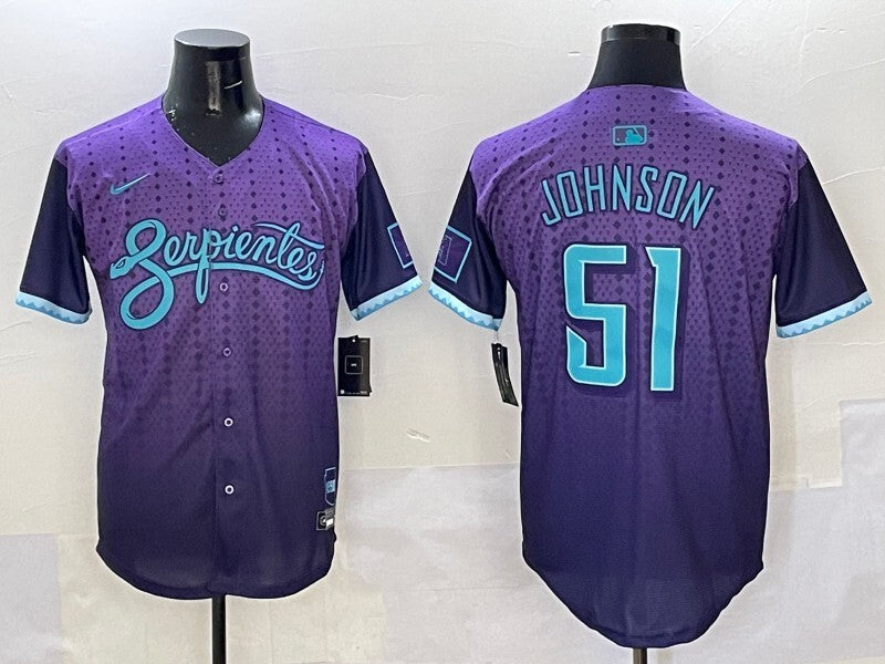 Arizona Diamondbacks #51 Randy Johnson Diamondbacks Collaboration Style 2