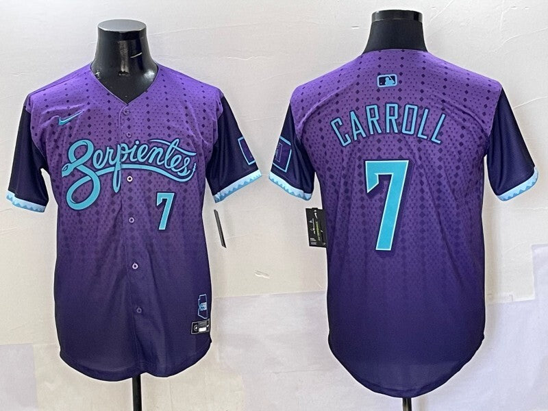 Arizona Diamondbacks #7 Corbin Carroll Diamondbacks Collaboration Style 1