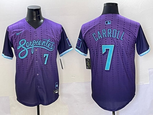 Arizona Diamondbacks #7 Corbin Carroll Diamondbacks Collaboration Style 1