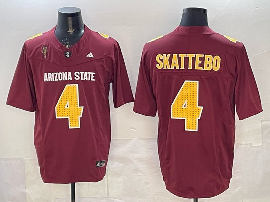 Arizona State Sun Devils #4 Cam Skattebo ncaa V3