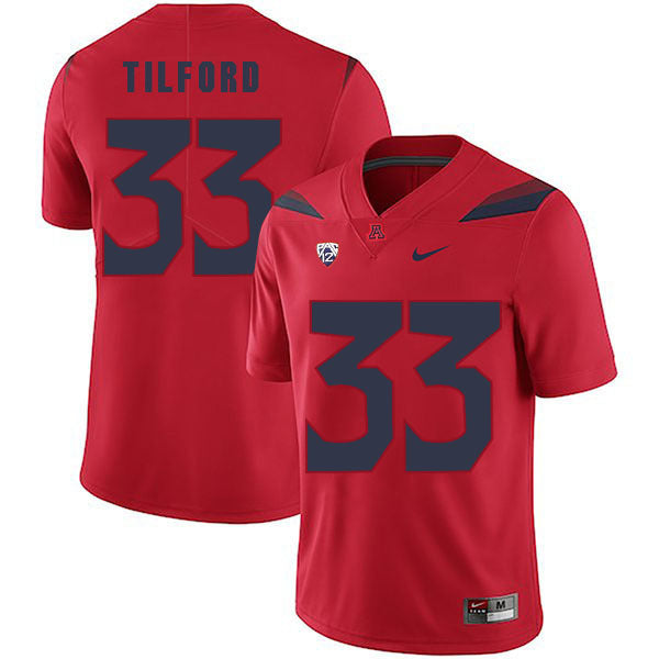 Arizona Wildcats Nathan Tilford 33 Red