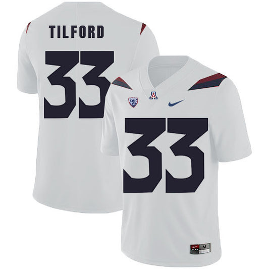 Arizona Wildcats Nathan Tilford 33 White