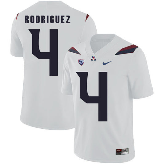 Arizona Wildcats Rhett Rodriguez 4 White