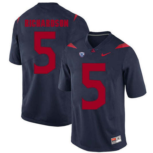 Arizona Wildcats Shaquille Richardson 5 Blue