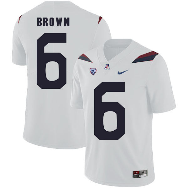 Arizona Wildcats Shun Brown 6 White