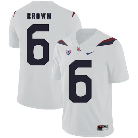 Arizona Wildcats Shun Brown 6 White