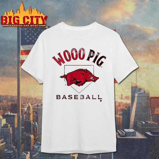 Arkansas Baseball Home Plate Shirt