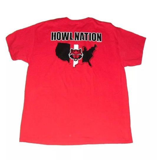 Arkansas State Red Wolves Howl Nation NcaaUnisex T-shirt Sweatshirt Hoodie 15 | InkThreadWorks.com