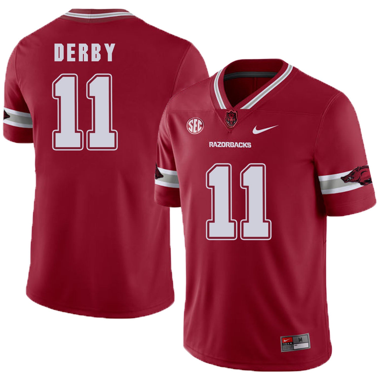 Arkansas Razorbacks Derby 11 Red