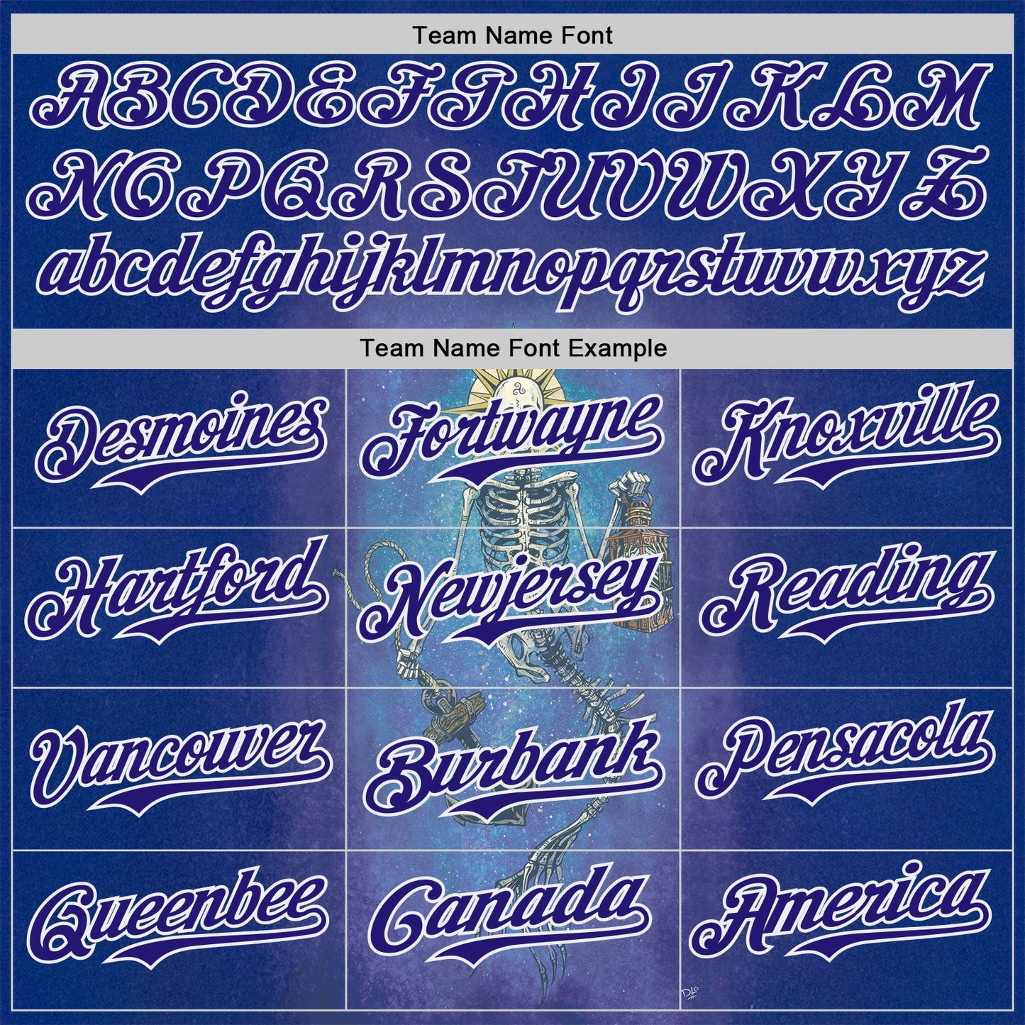 Custom Blue Dark Purple-White David Lozeau Lighting The Way Authentic Baseball Jersey