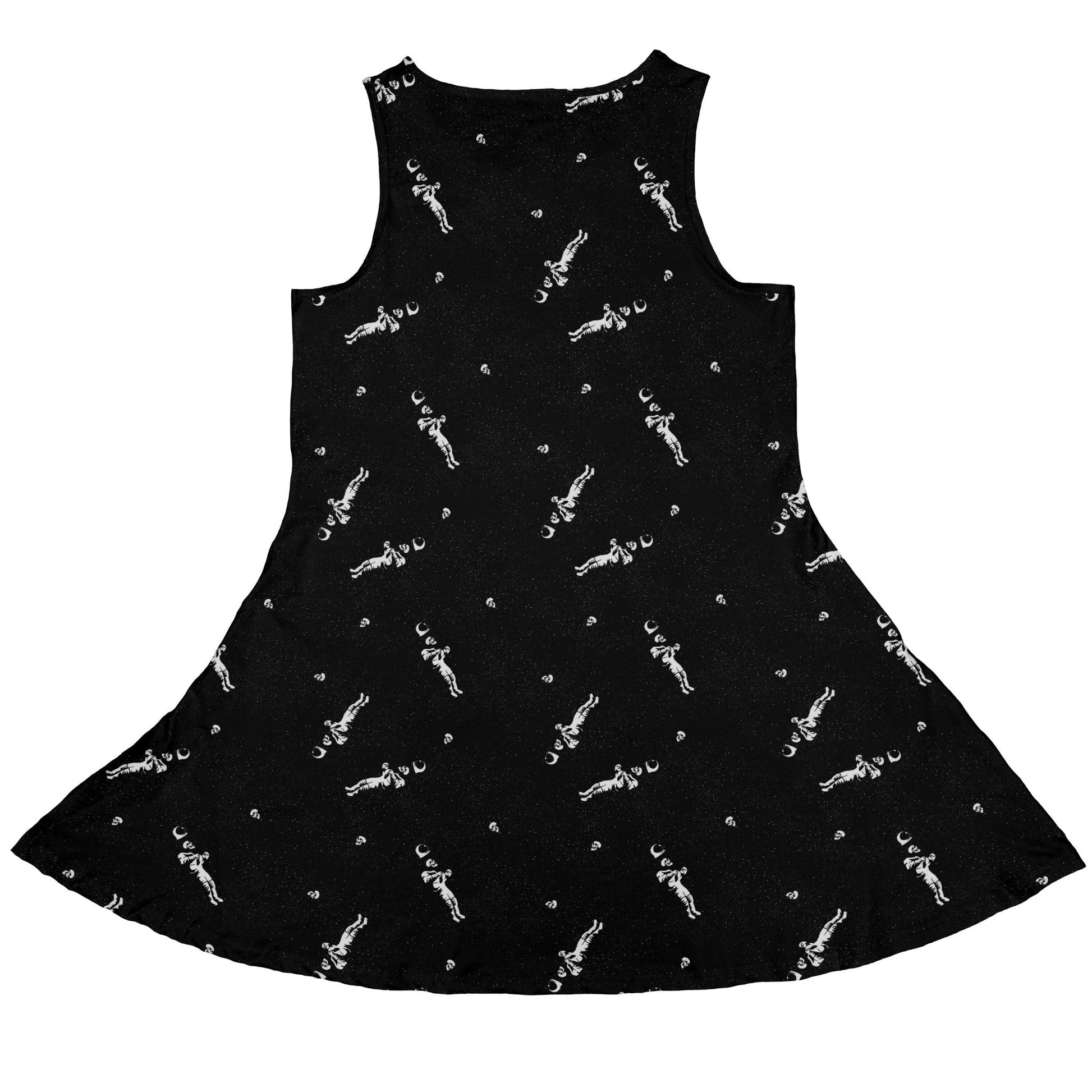 Astronaut Skeleton Sleeveless Dress