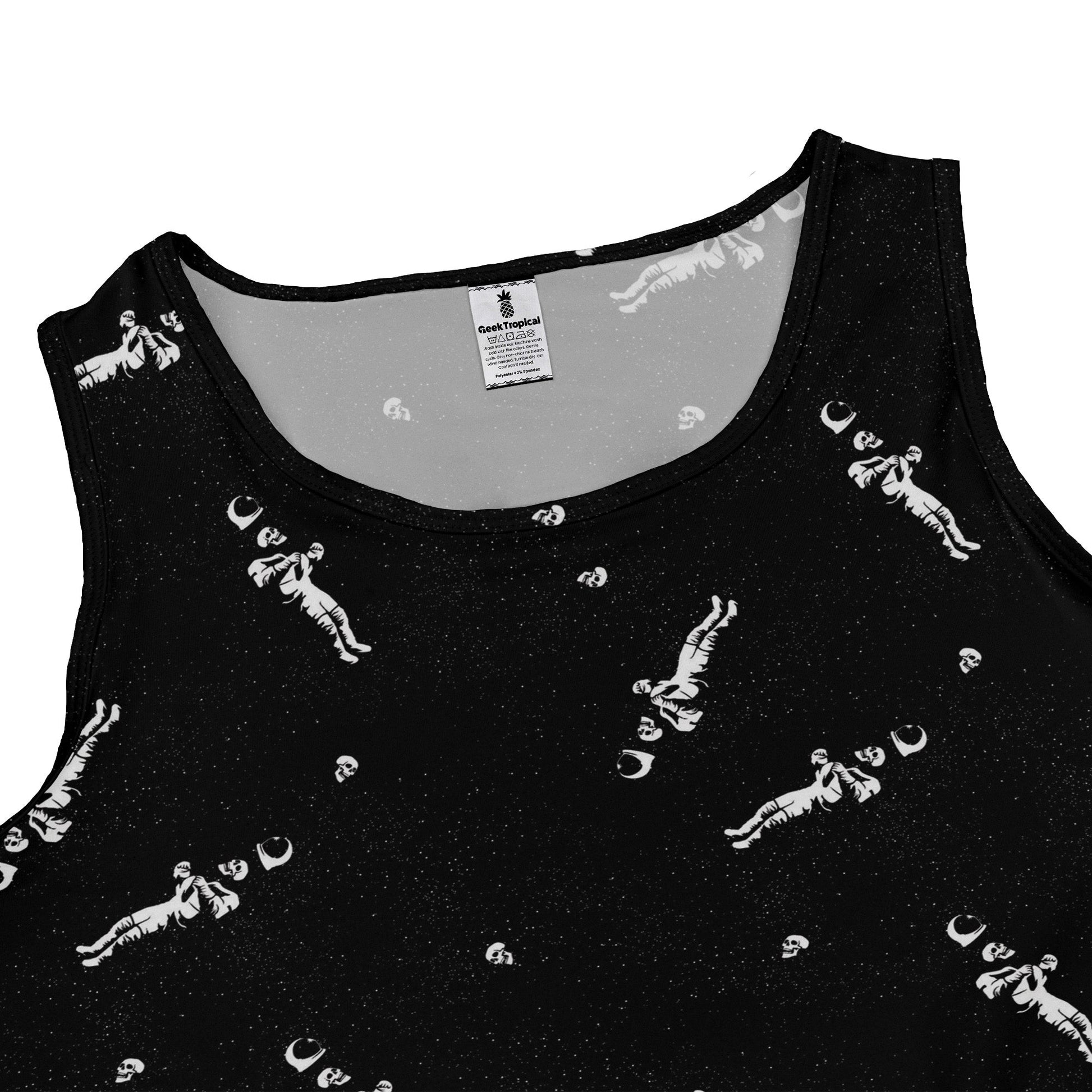 Astronaut Skeleton Sleeveless Dress