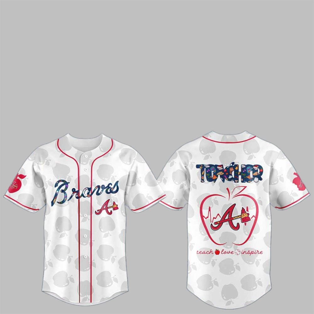 Atlanta Braves TEACHER NIGHT 2025 Jersey - Grishko.com