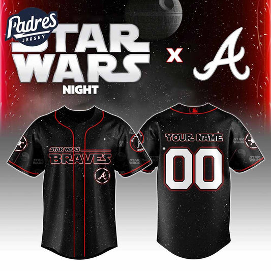 Atlanta Braves x Star Wars Night Personalized Baseball Jersey 2025 - Padres Jersey Oasis: Elevate Your Baseball Style Game