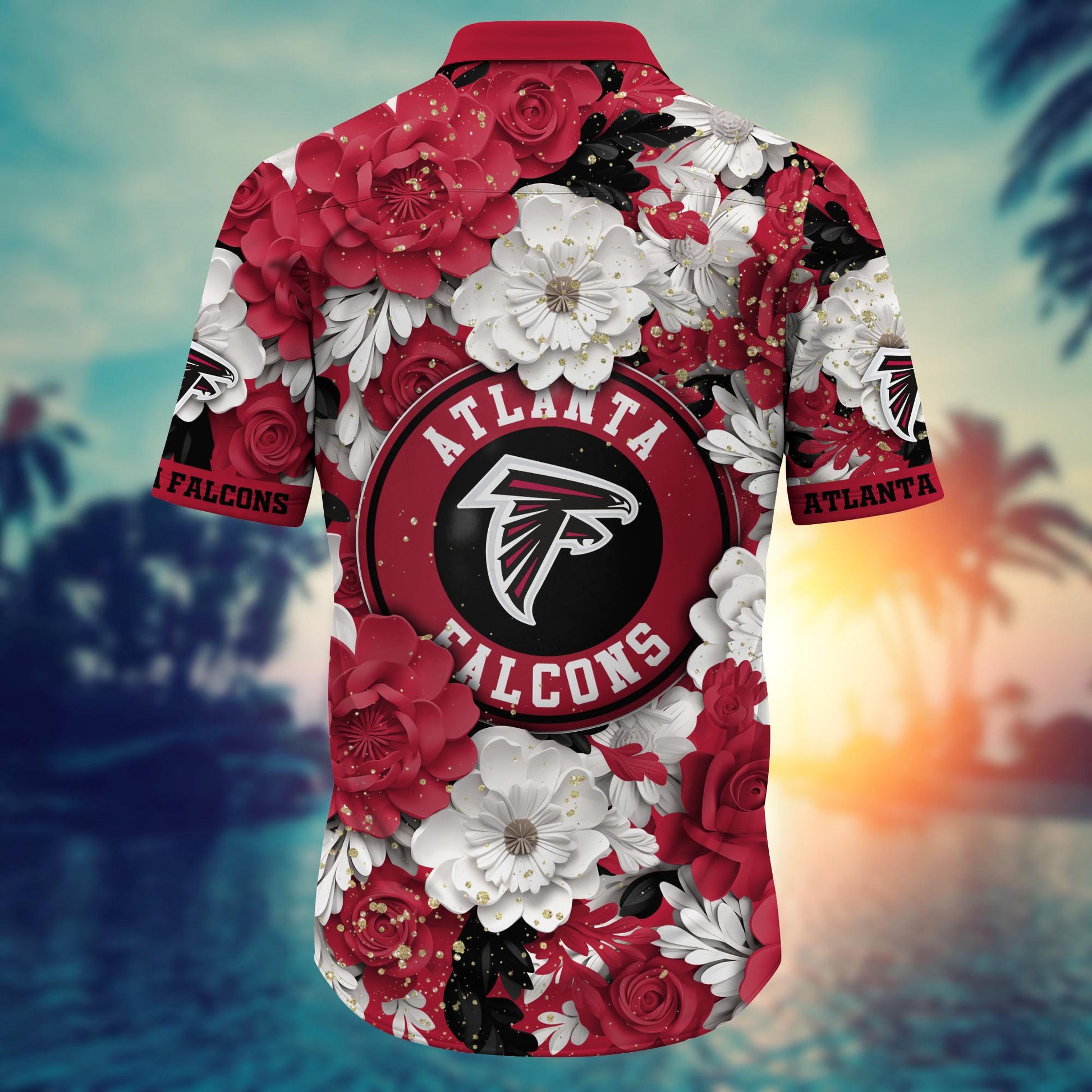 Atlanta Falcons Hawaiian Shirt Floral Design 539751
