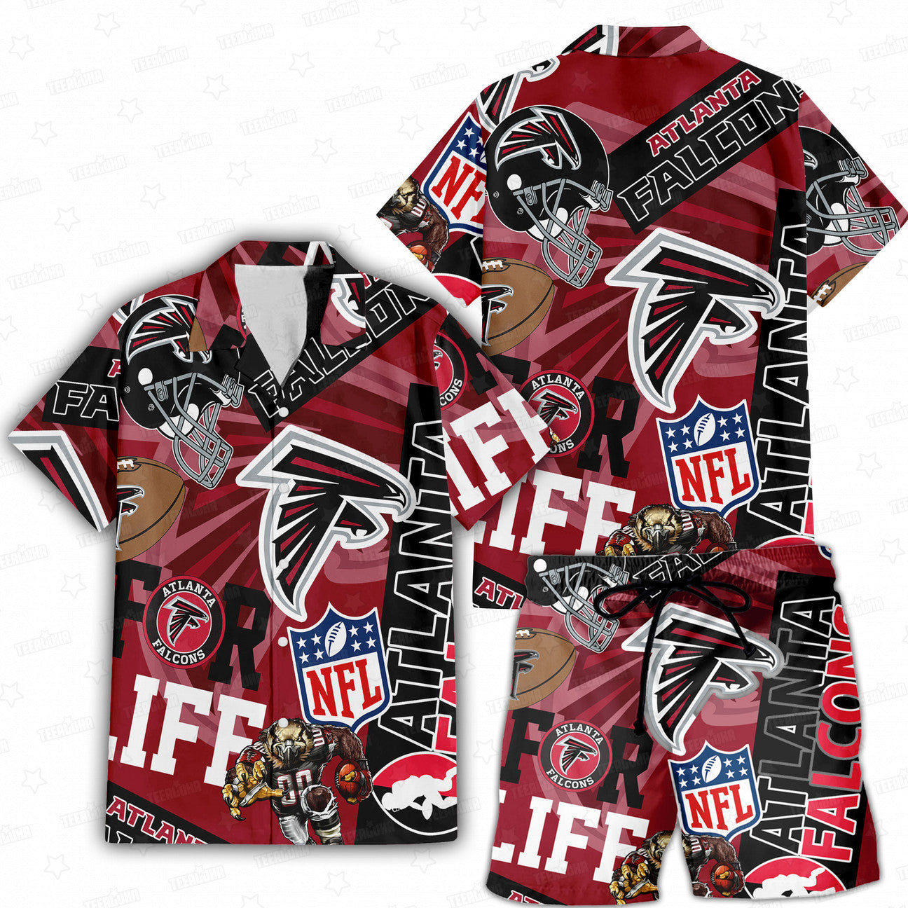 Atlanta Falcons Hawaiian Shirt For Life 857114