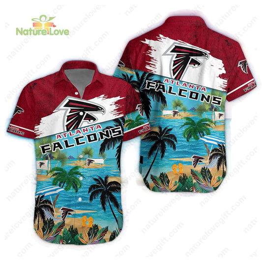 Atlanta Falcons Summer Beach Hawaiian Shirt Atlanta Falcons Aloha Shirt