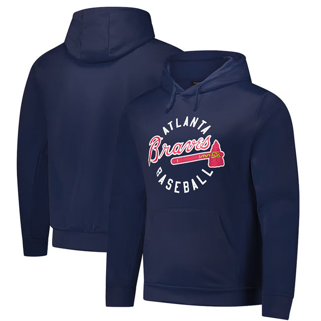 Atlanta Braves Navy Dunbrooke Champion Pullover Hoodie