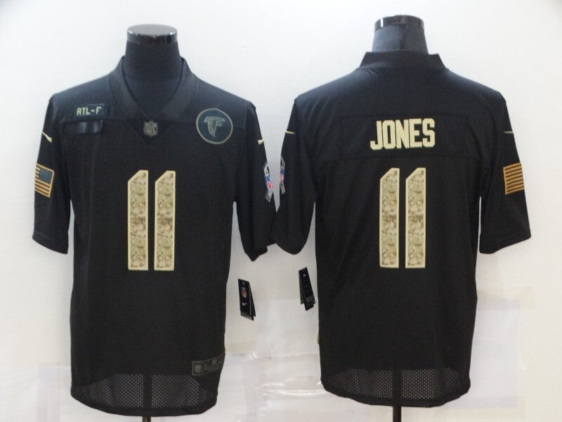 Atlanta Falcons #11 Julio Jones 20 Salute Camo Text 634
