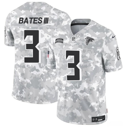 Atlanta Falcons #3 Jessie Bates III 2024 F.U.S.E Arctic Camo Salute To Service Limited