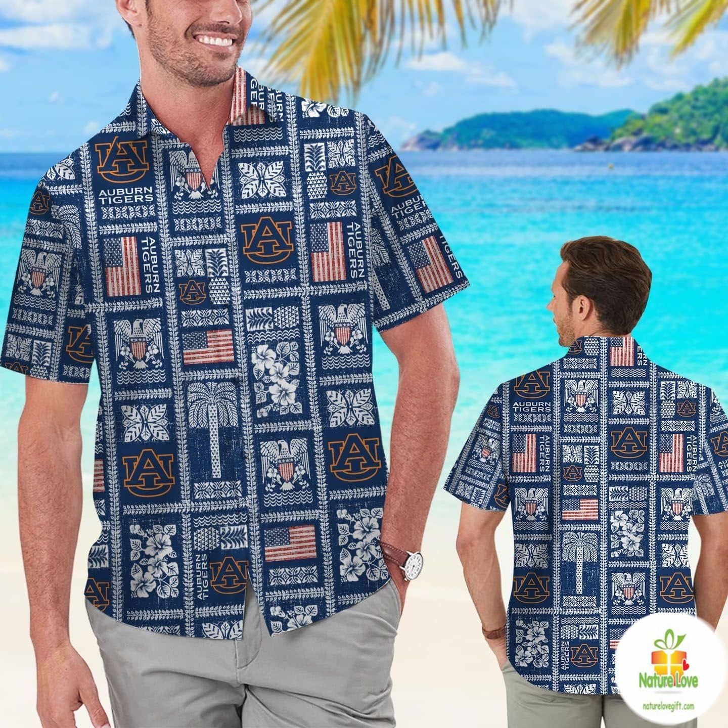 Auburn Tigers Hawaiian Shirt Summer Aloha Commemorative Shirts