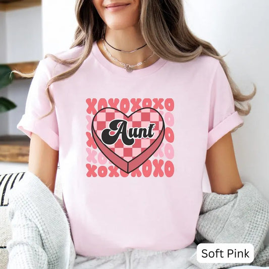 Aunt Valentine Shirt, Valentine's Day Pregnancy Announcement, Pregnancy Reveal to Sister, New Aunt Gift Hoodie, Sweatshirt