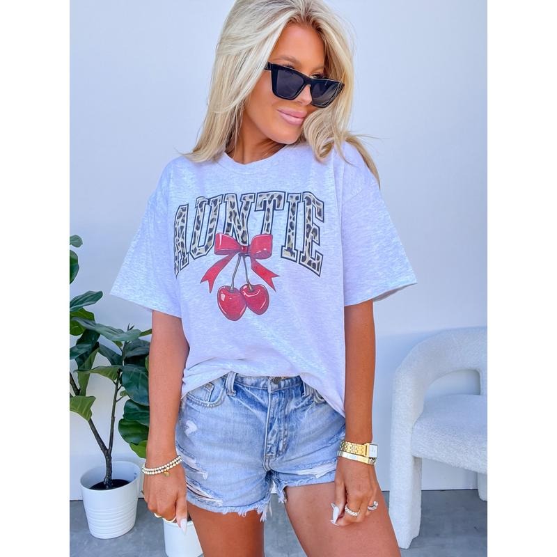 Auntie Cherries Graphic Top
