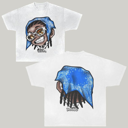 Aura Sleezy Streetwear Fashion Y2K T-Shirt Graphic Tee Cotton Unisex For Women For Men