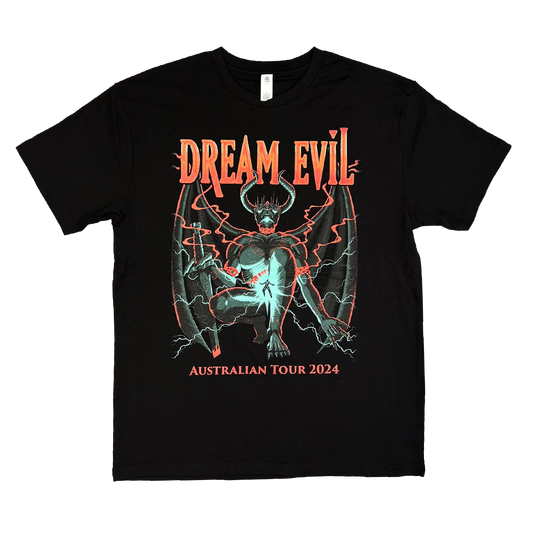 Dream Evil "Aus 2024 Tour" T-Shirt