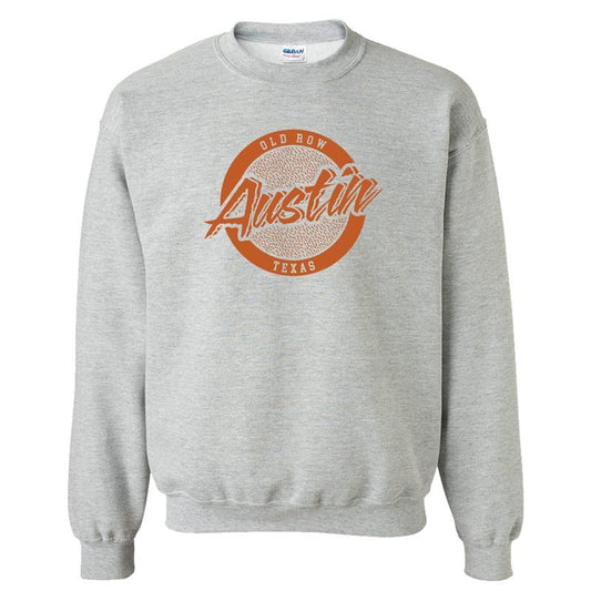 Austin, Texas Circle Crewneck Sweatshirt, Vintage Graphic Sweatshirt, Vintage Crewnecks Sweatshirt