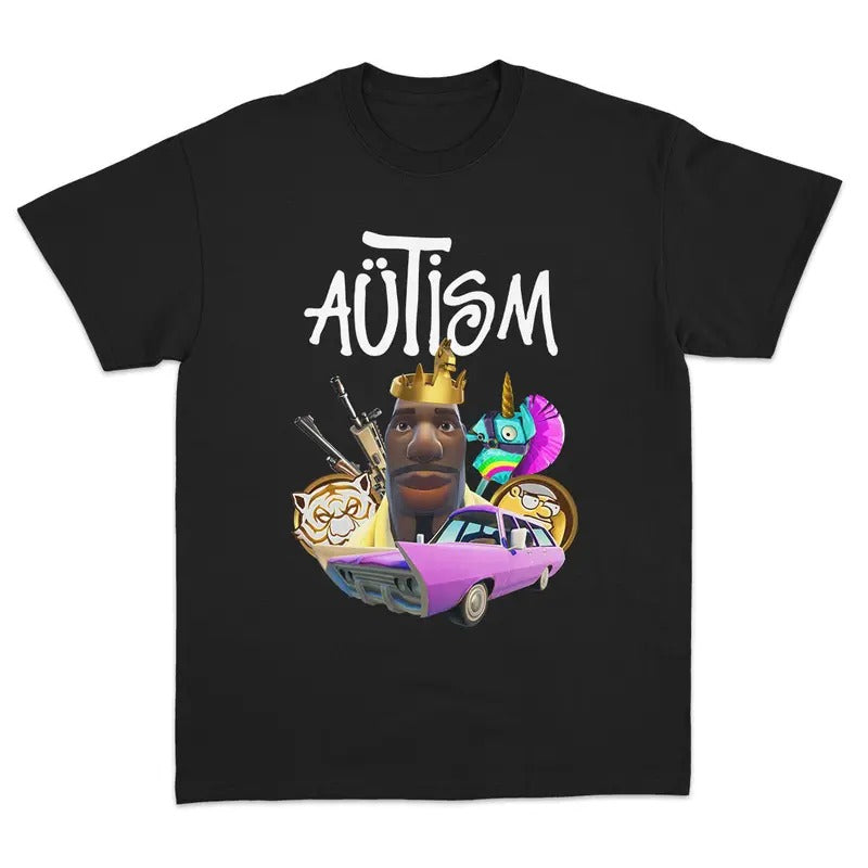 Aut1sm Fort T-Shirt, Unisex Shirt, Gift For Men, Women Menswear Top Hoodie, Sweatshirt | InkThreadWorks.com
