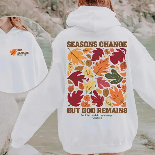 Autumn Christian Hoodie Fall Season Christian Hoodies Christian Hoodie God Bible Verse Shirt Christianity Clothing New...