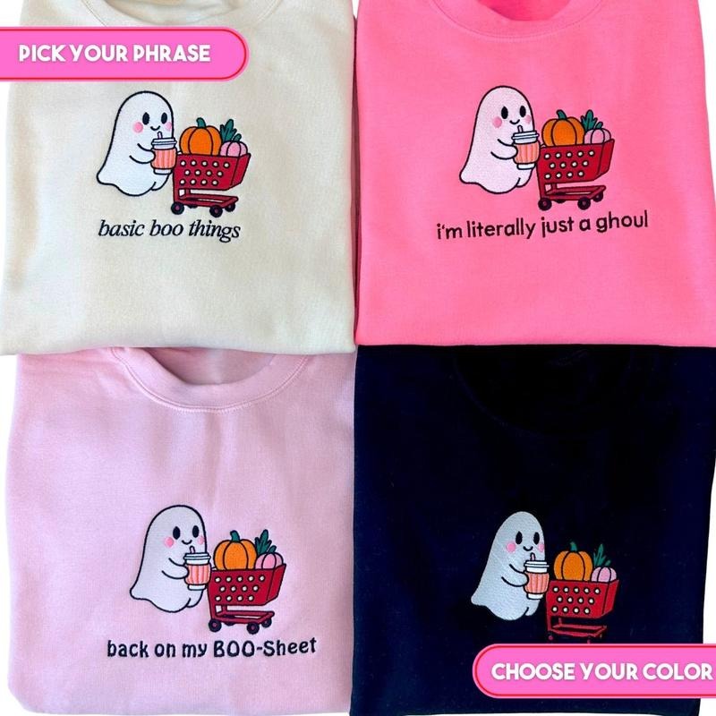 'Autumn Errands Ghoul' Crewneck Sweatshirt