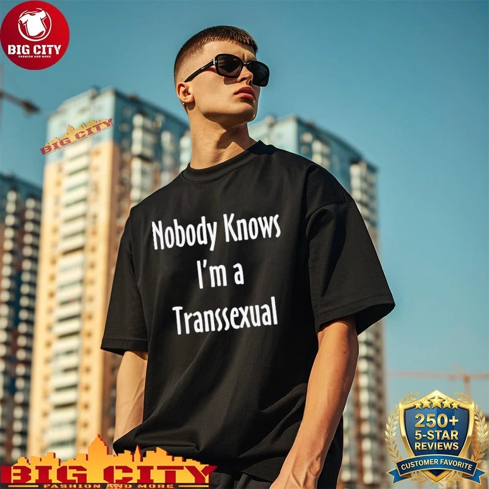 Awesome Nobody Knows I’m A Transsexual Hunter Schafer Inspired shirt
