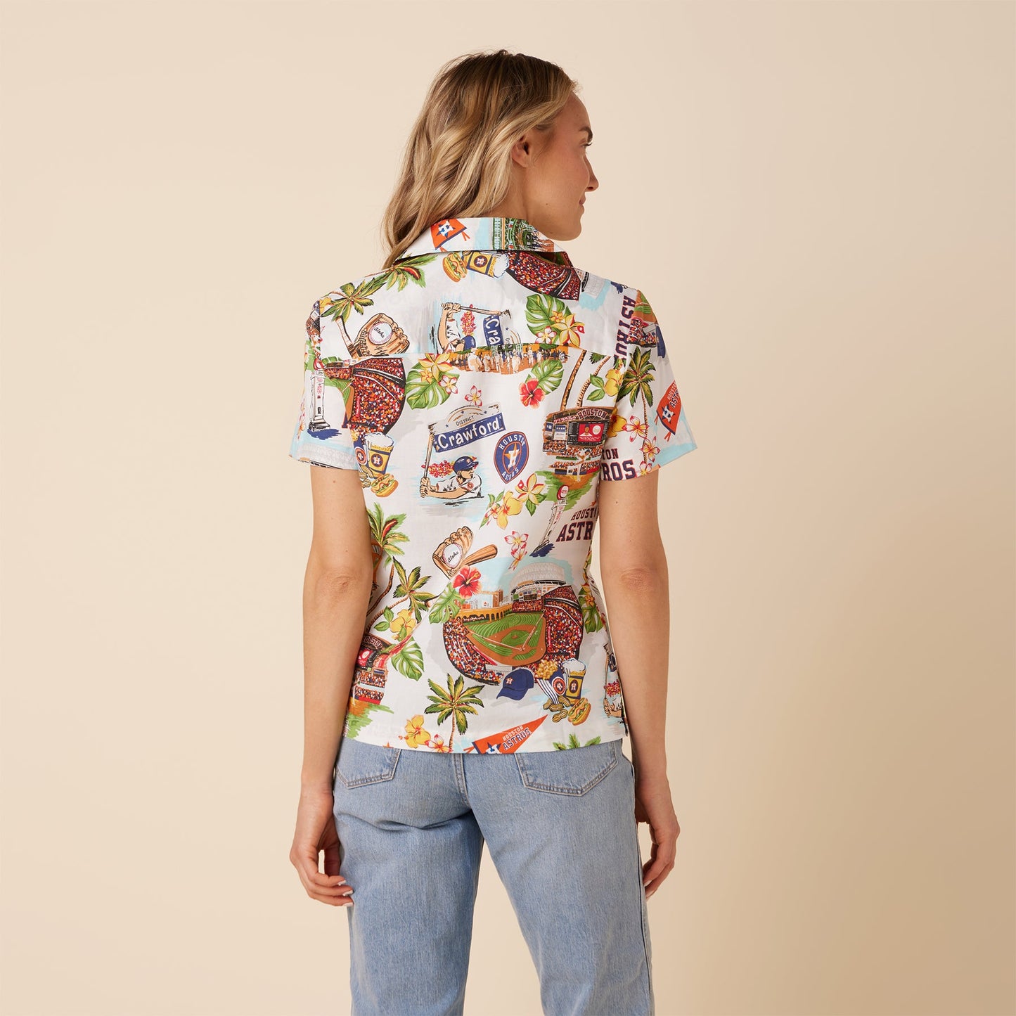 MLB® WOMEN'S HOUSTON ASTROS SCENIC CAMP SHIRT