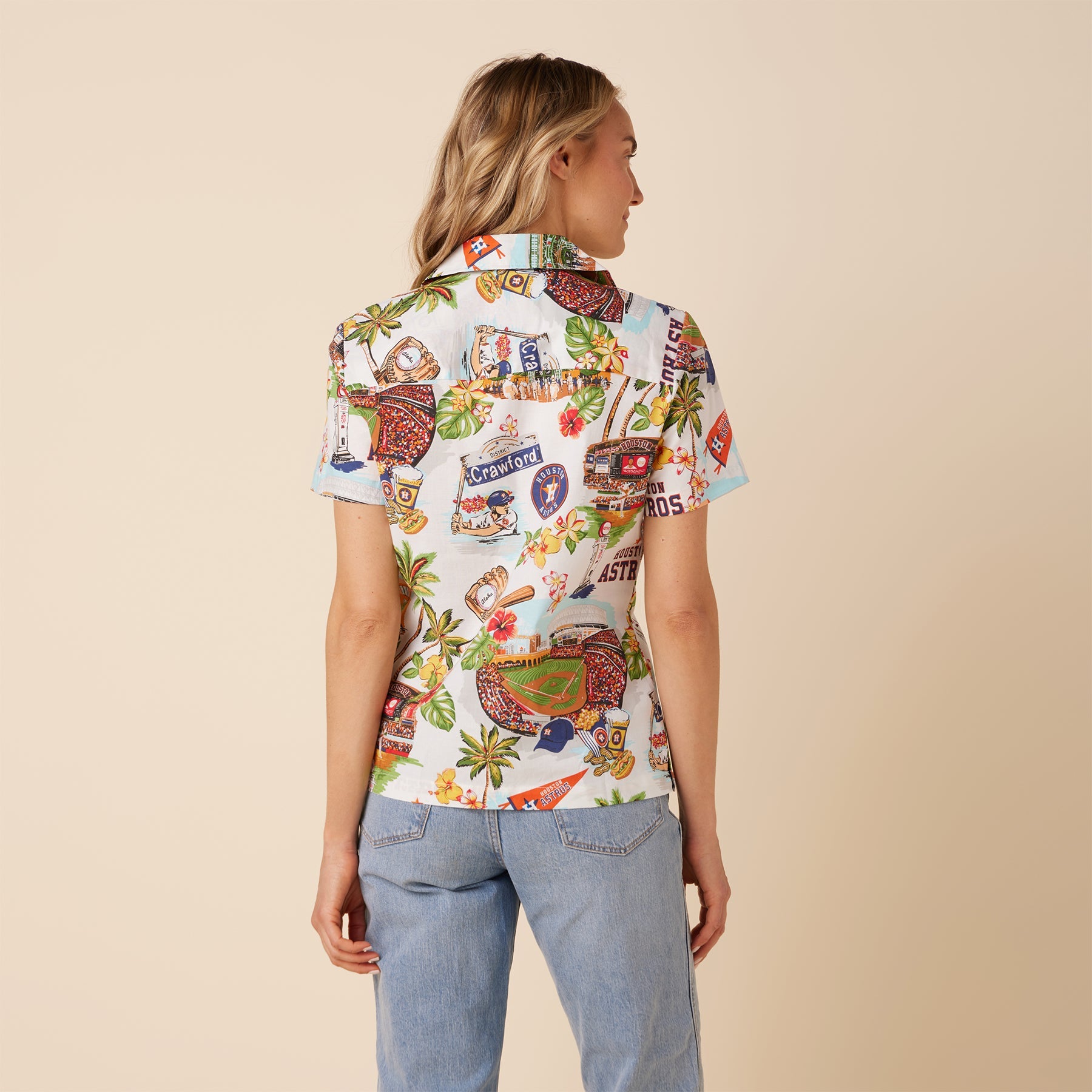 MLB® WOMEN'S HOUSTON ASTROS SCENIC CAMP SHIRT