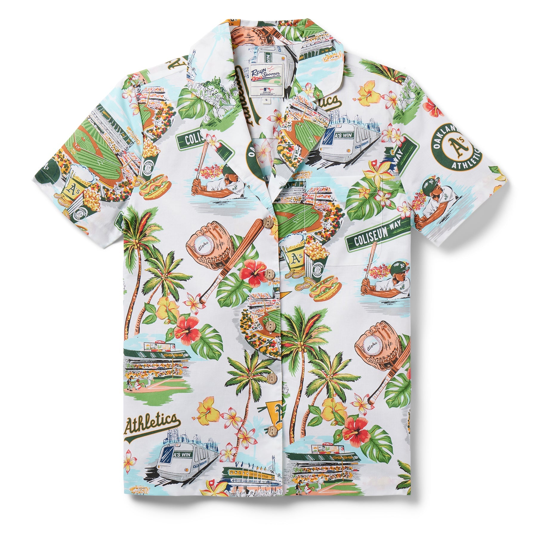 MLB® WOMEN'S OAKLAND ATHLETICS SCENIC CAMP SHIRT
